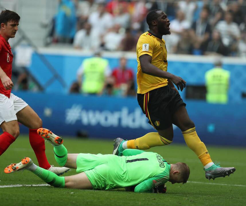 Pasaulio futbolo čempionatas: Belgija - Anglija 2:0