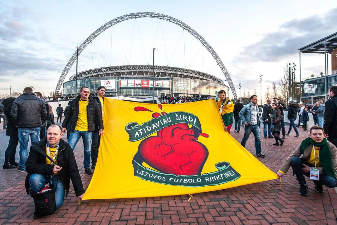 Lietuva - Anglija "Wembley" stadione