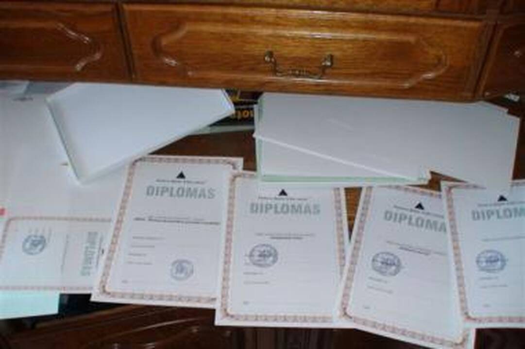Sulaikytas mokymo įstaigų dokumentų klastotojas