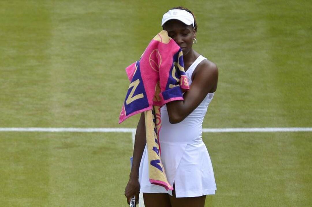 Penkiskart Vimbldono čempionė V.Williams pralaimėjo jau pirmame etape