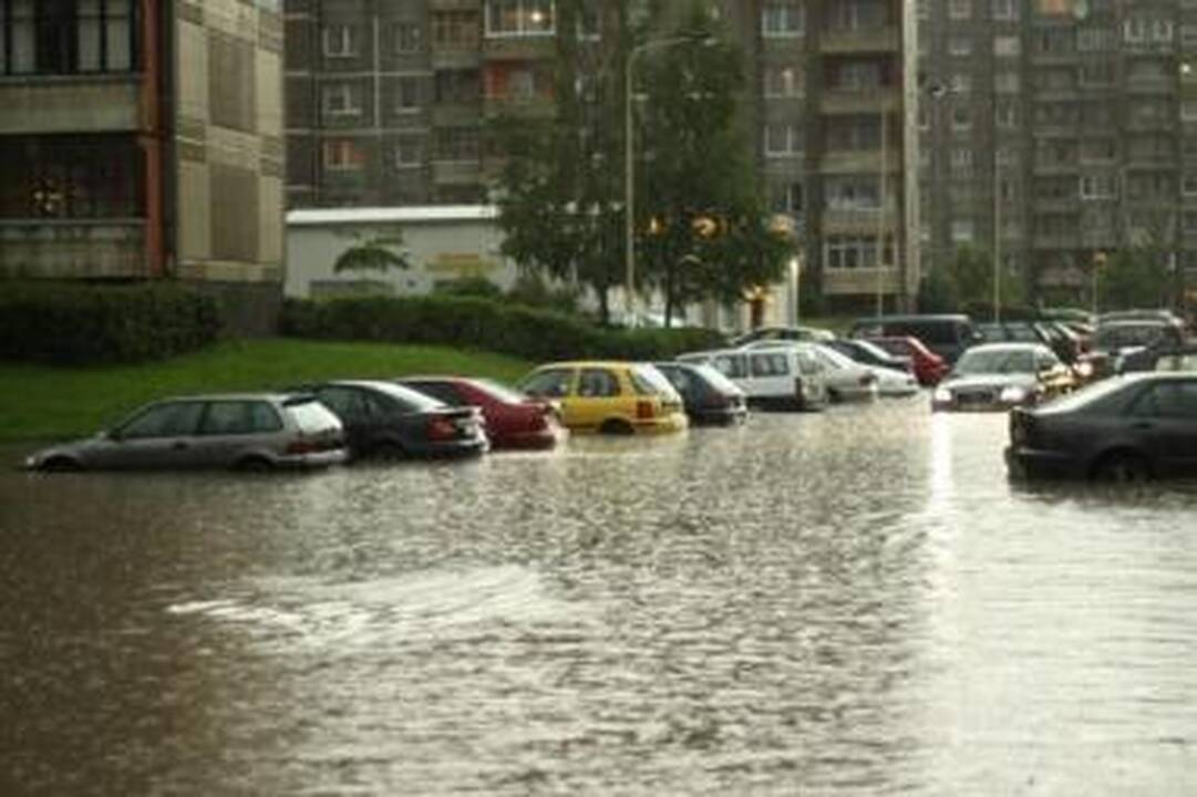 Draudikai: liūties nuostoliai – 2,5 mln. litų