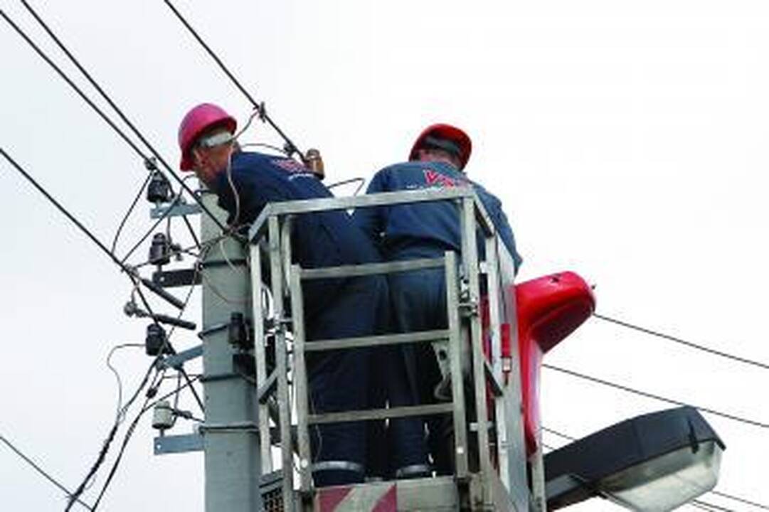 Kaune be elektros energijos liko tūkstančiai vartotojų