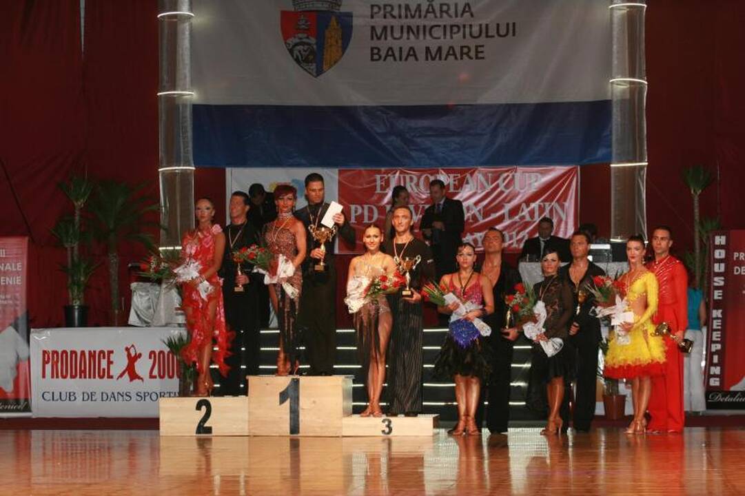 Kauniečiai – penkti profesionalių šokėjų Europos taurės varžybose