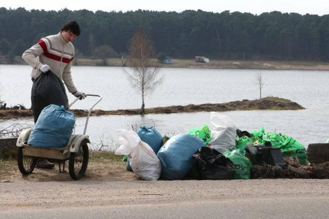 Tarp šiukšlių – vestuvių nuotraukų albumas