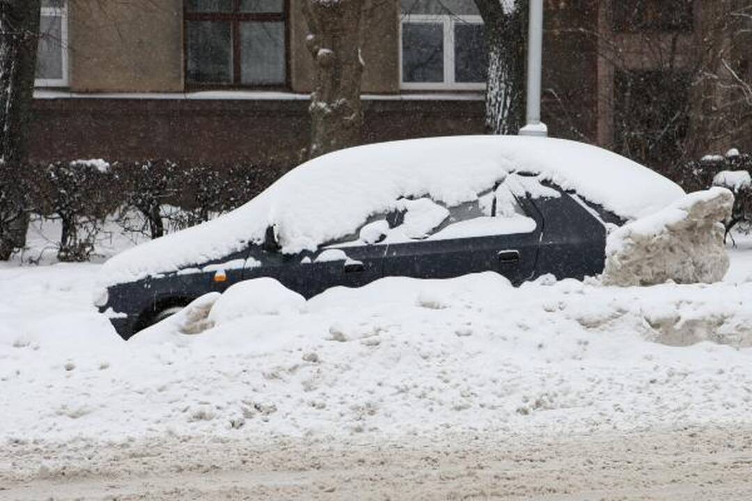 Žiema Kaune: eismo sąlygos sudėtingos (papildyta)
