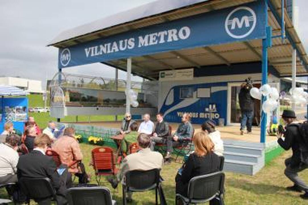 Prie sostinės Baltojo tilto – simbolinės metro stoties informacinis centras