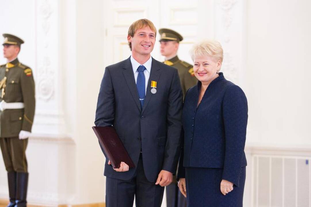 Prezidentė D.Grybauskaitė pagerbė šalies sportininkus