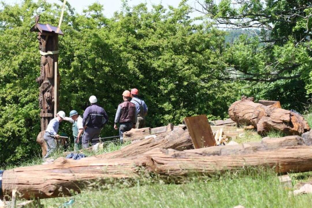 Restauruojamas Ablingos tragediją įamžinęs skulptūrų memorialas