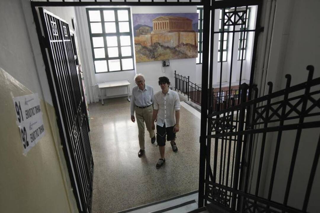 Istoriniams Graikijos rinkimams įtaką daro pyktis ir nerimas