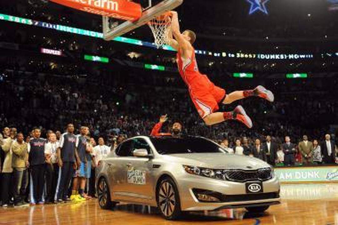 Naujasis NBA "Oro karalius" – mašiną peršokęs B.Griffinas