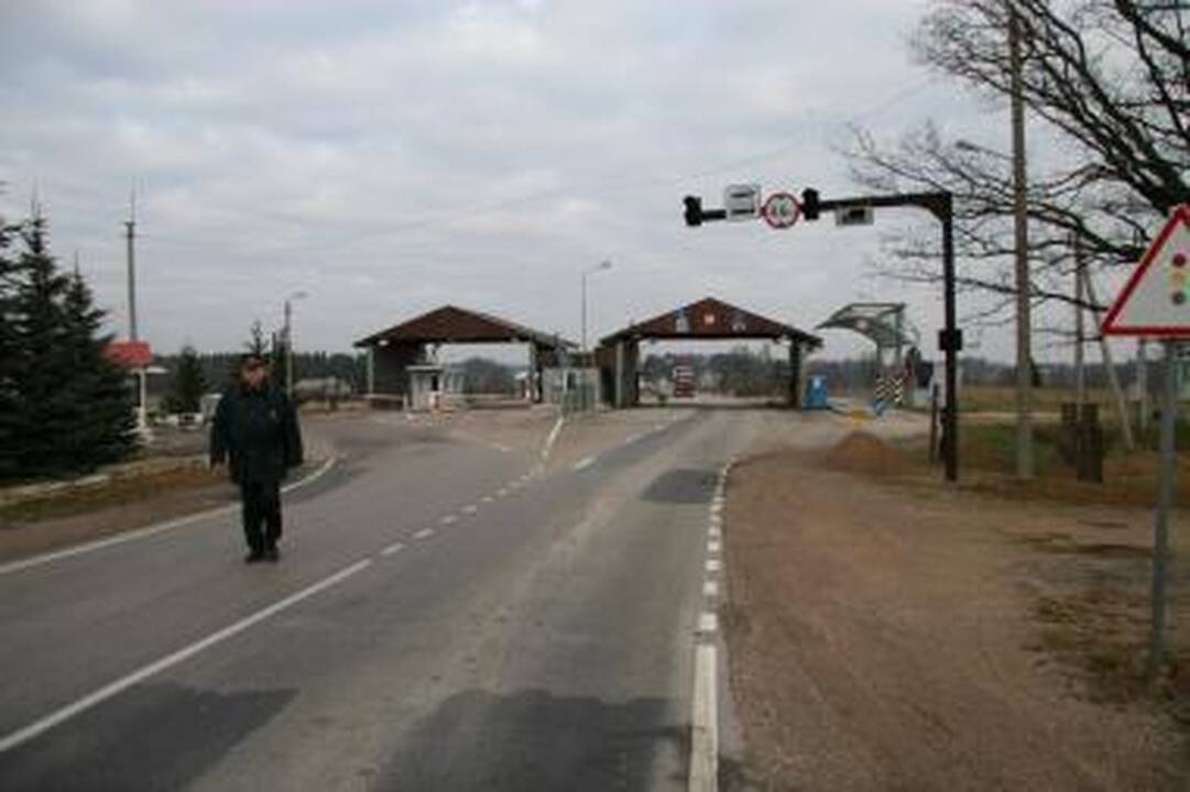 Sulaikytas automobilis su vogtais numeriais