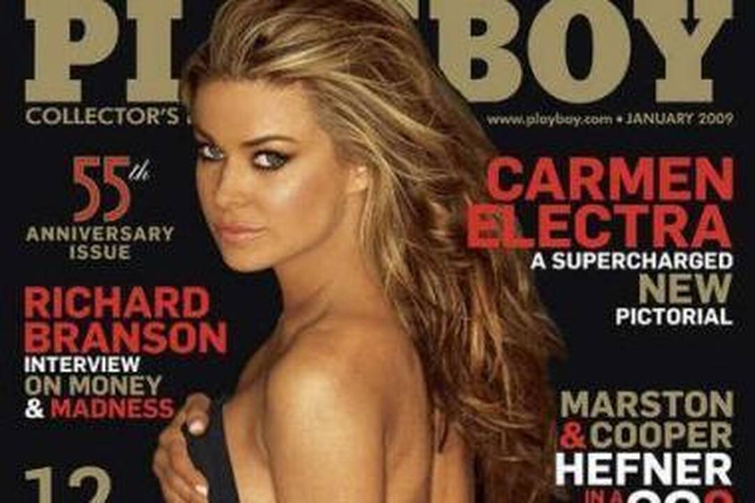 C.Electra po 12 metų vėl pozavo „Playboy“ 