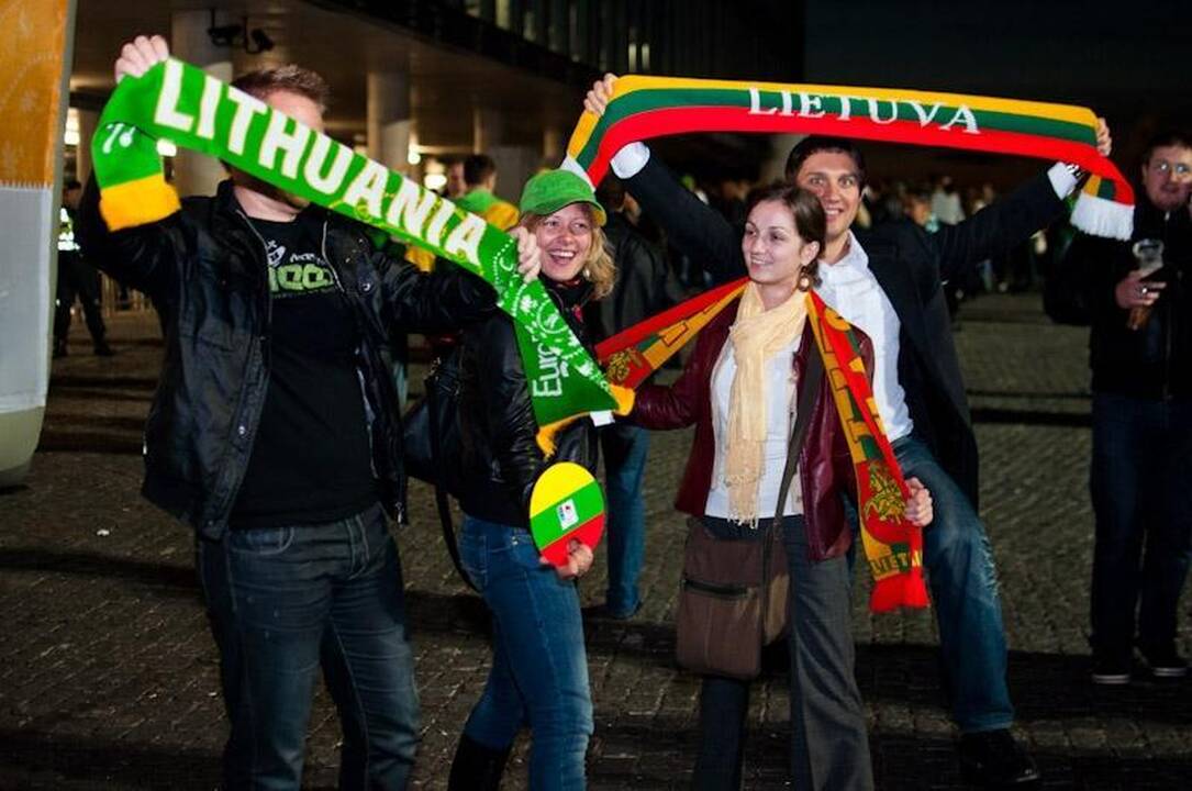 Prieš paskutines varžybas sirgalių nuotaika buvo pakili