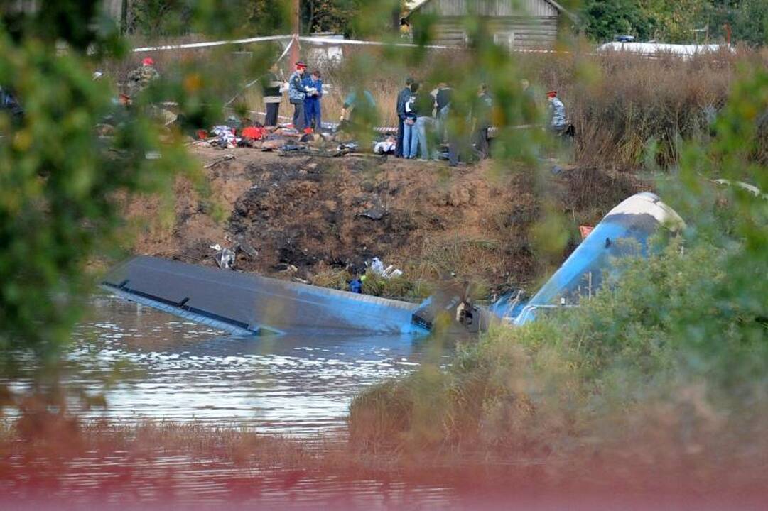 Rusijoje sudužo lėktuvas su „Lokomotiv“ ledo ritulininkais