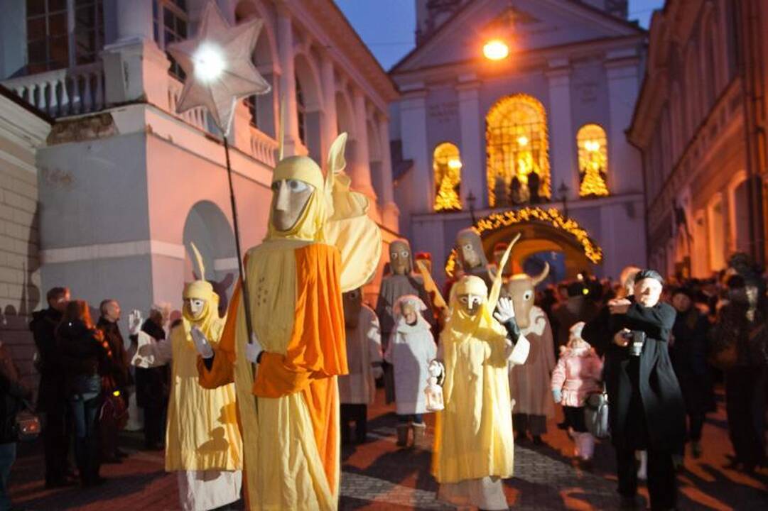 Trys karaliai sostinėje skelbė žiemos švenčių pabaigą