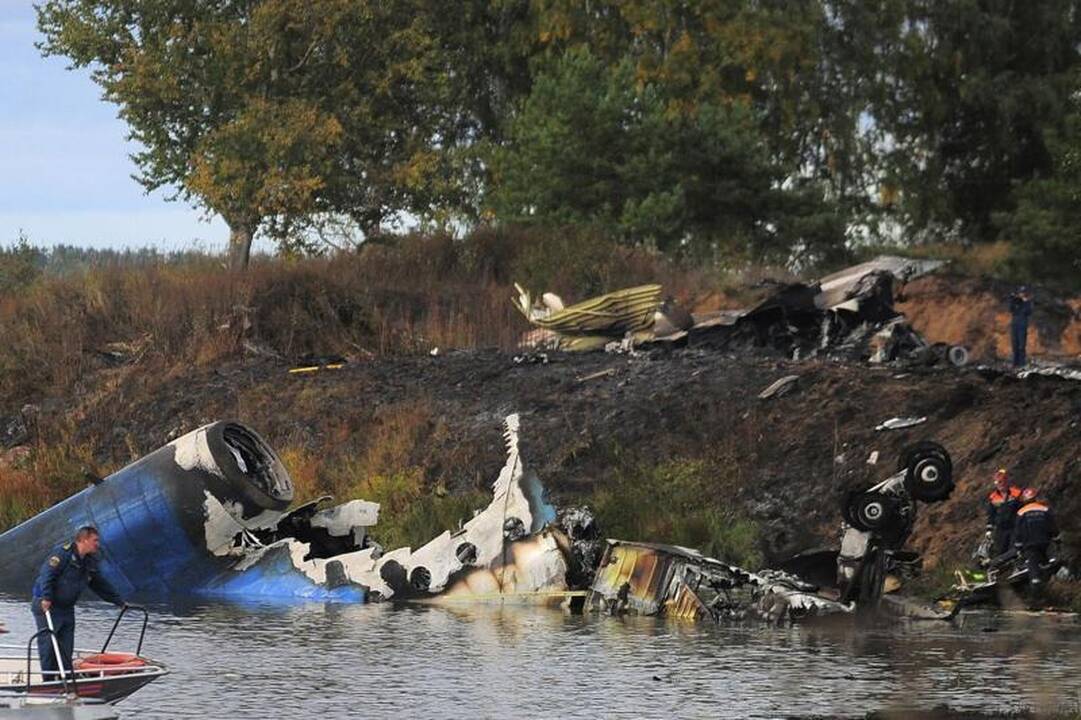 Rusijoje sudužo lėktuvas su „Lokomotiv“ ledo ritulininkais