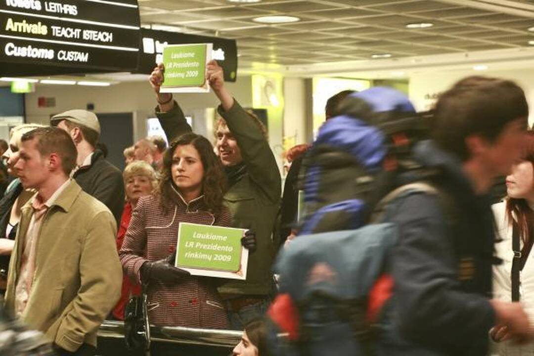 Airijos lietuviai pasitiko prezidento rinkimus