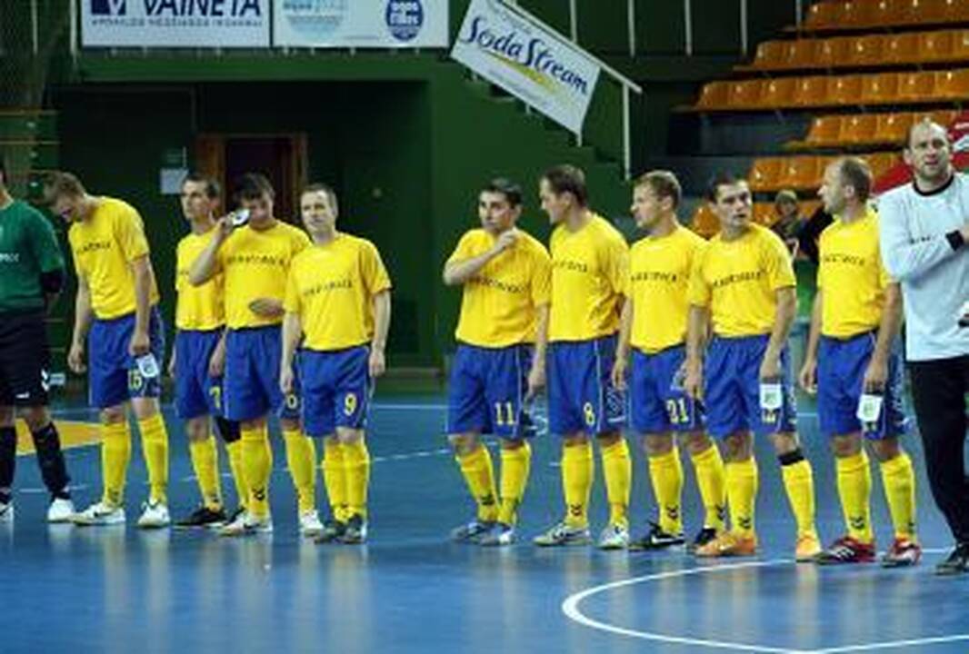 Kauno "Nautara" ketvirtą kartą iš eilės tapo Lietuvos salės futbolo čempione