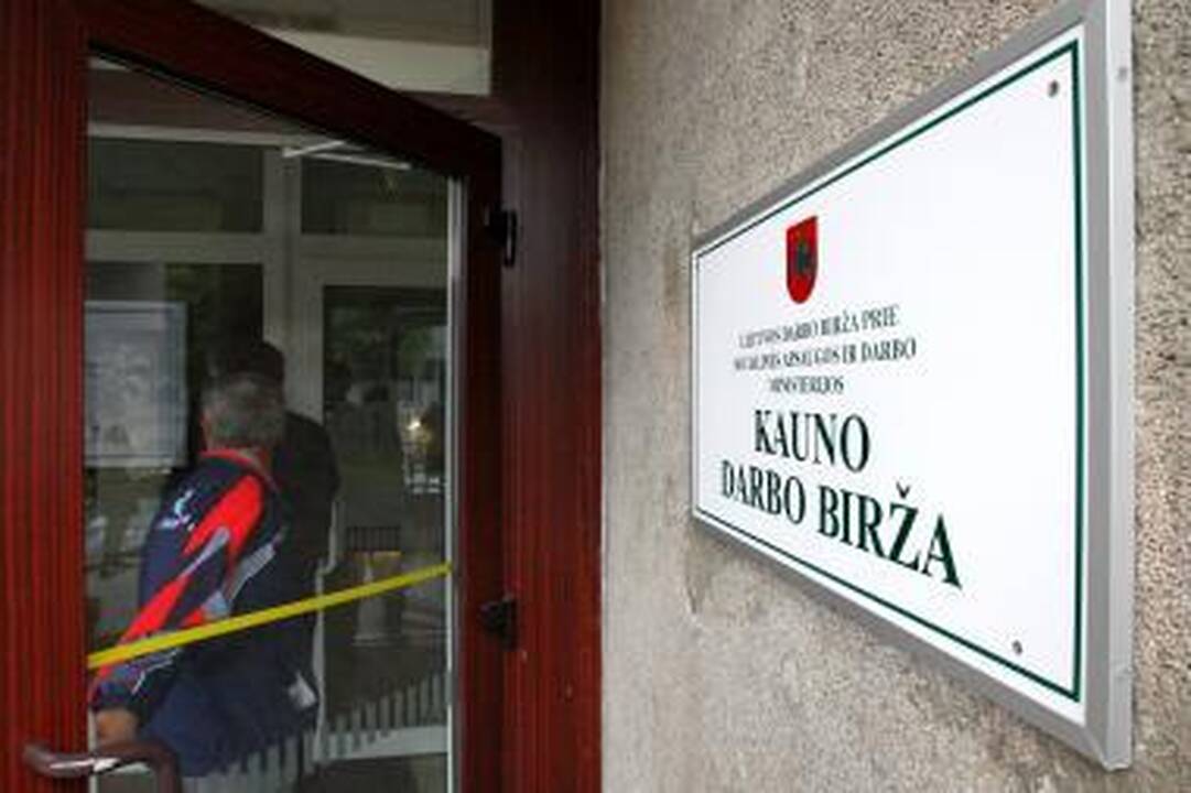 Nedarbas Kauno mieste ir rajone - 10,3 procento