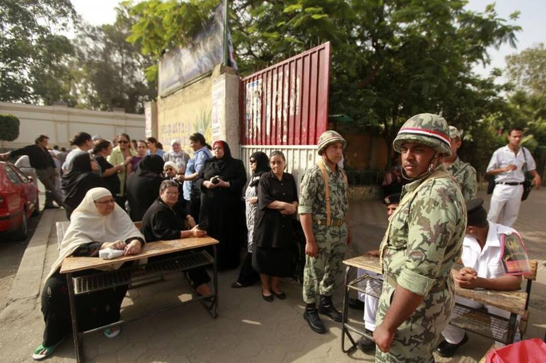 Egipte antrą dieną vyks istoriniai prezidento rinkimai