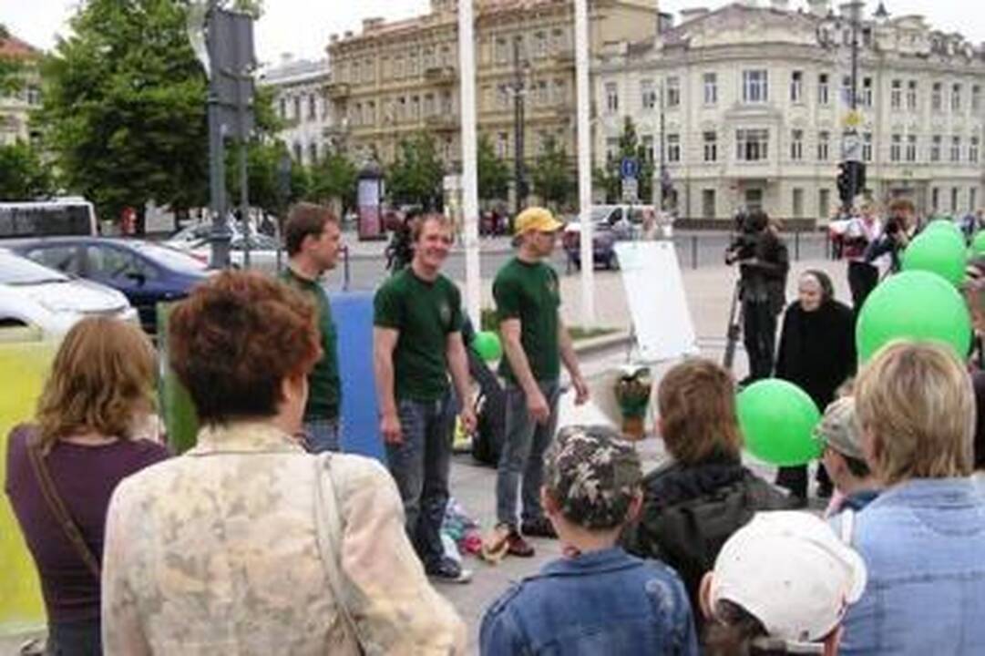 Išlydėtas žaliasis karavanas 