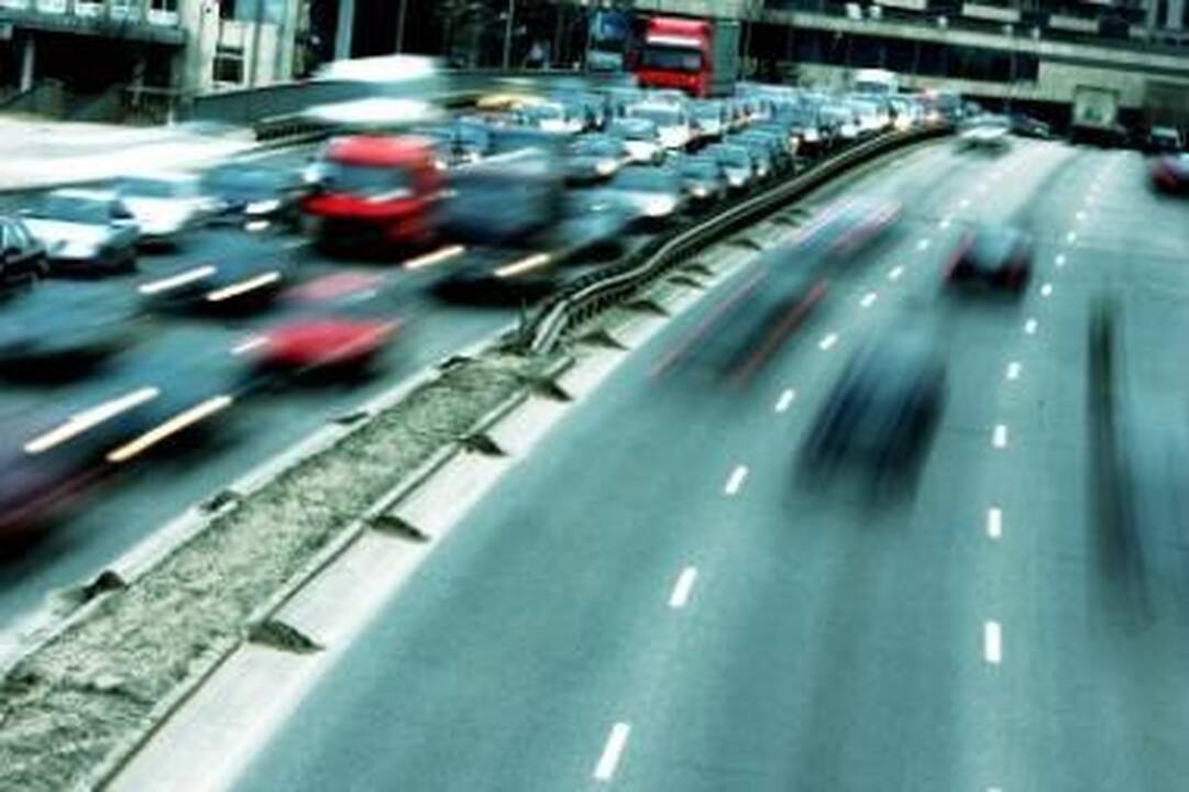 Penktadienio vakare Vilnių sukaustė spūstys