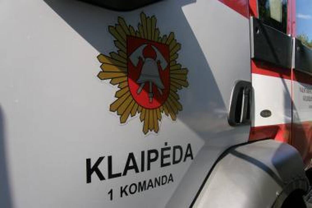 Smiltynėje įsipliekė gaisras