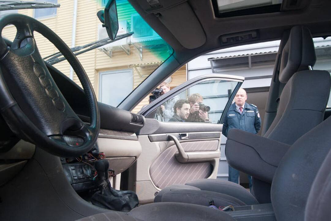Vilniuje siaučia automobilių dalių vagys