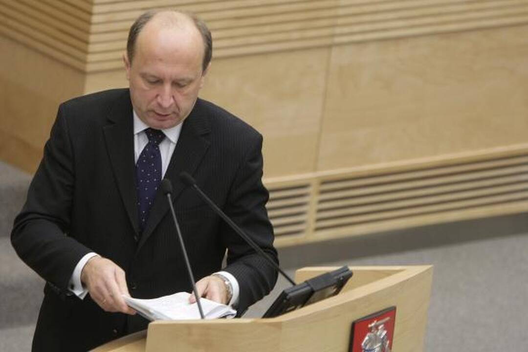 A.Kubilius susitikime su „Gazprom“ ketina aptarti dujų kainų problemas