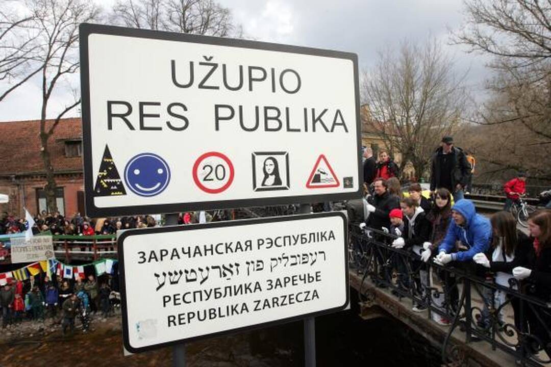 Užupio gimtadienyje - laisvė upėtakiams