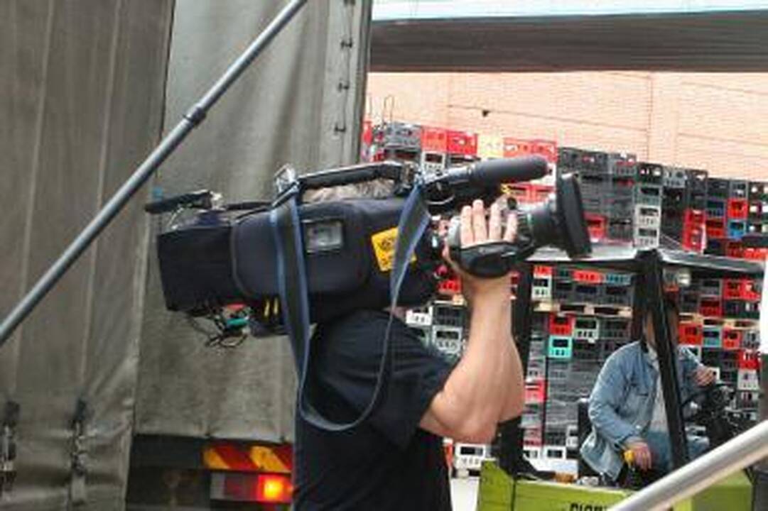 Kaune apgadinta televizijos laidos „Angelai“ operatoriaus kamera
