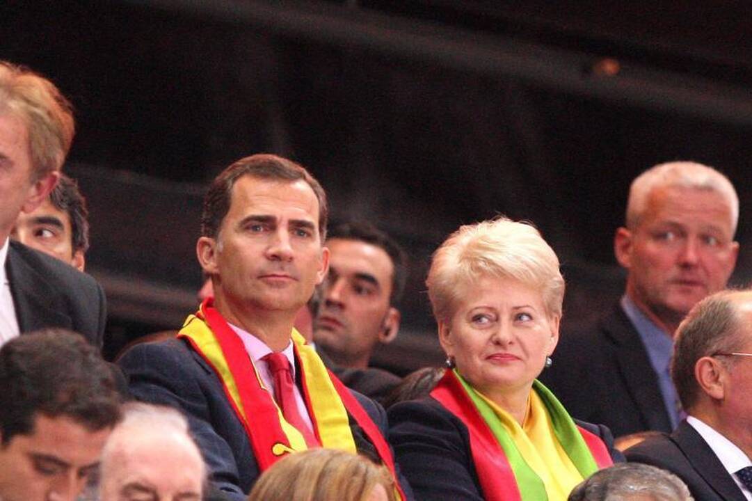 Su Ispanijos sosto įpėdiniu Prezidentė aptarė ES ekonominę padėtį