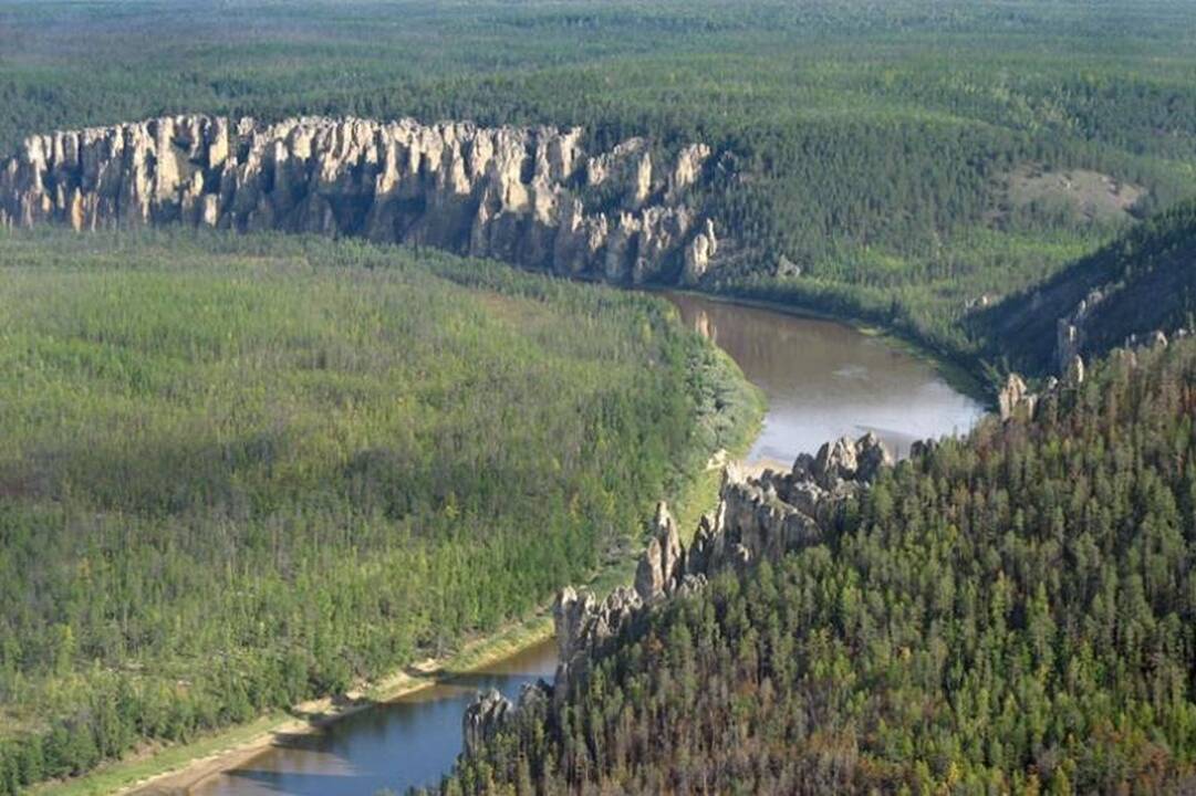 Dienos galerija: Lenos akmenų parkas Sibire