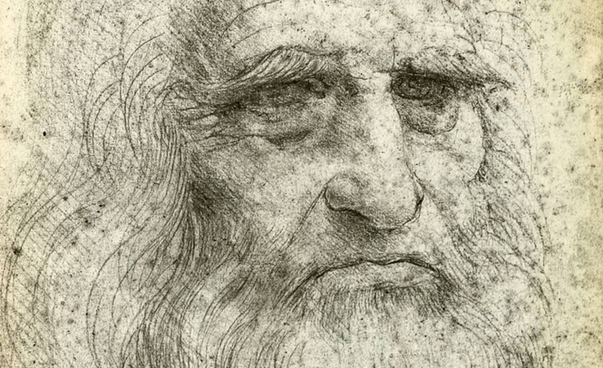 L. da Vinci autoportretas              „susirgo“ 