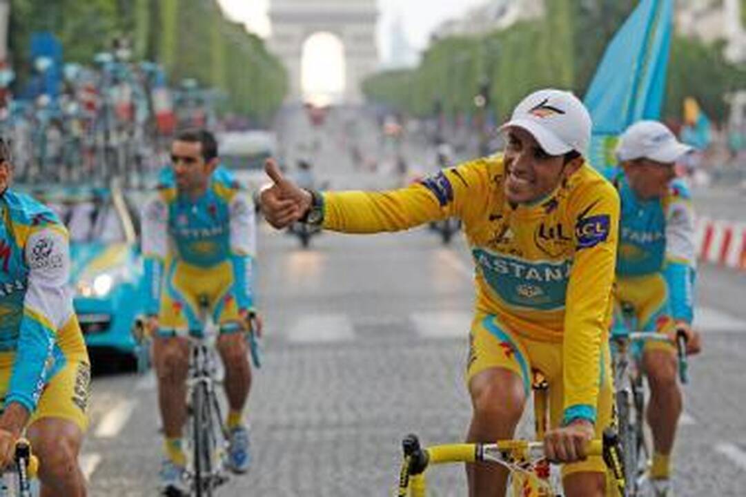 "Tour de France" lenktynes trečią kartą karjeroje laimėjo A.Contadoras