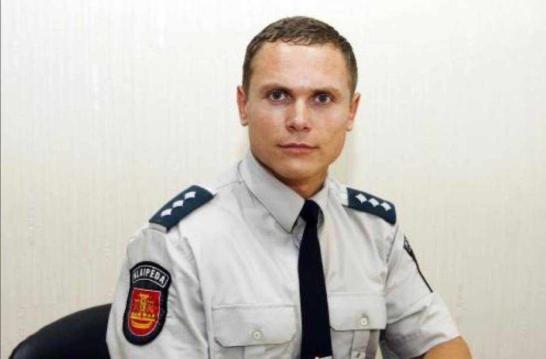 Klaipėdos apskrities Kelių policijos biurui vadovaus R.Šideikis