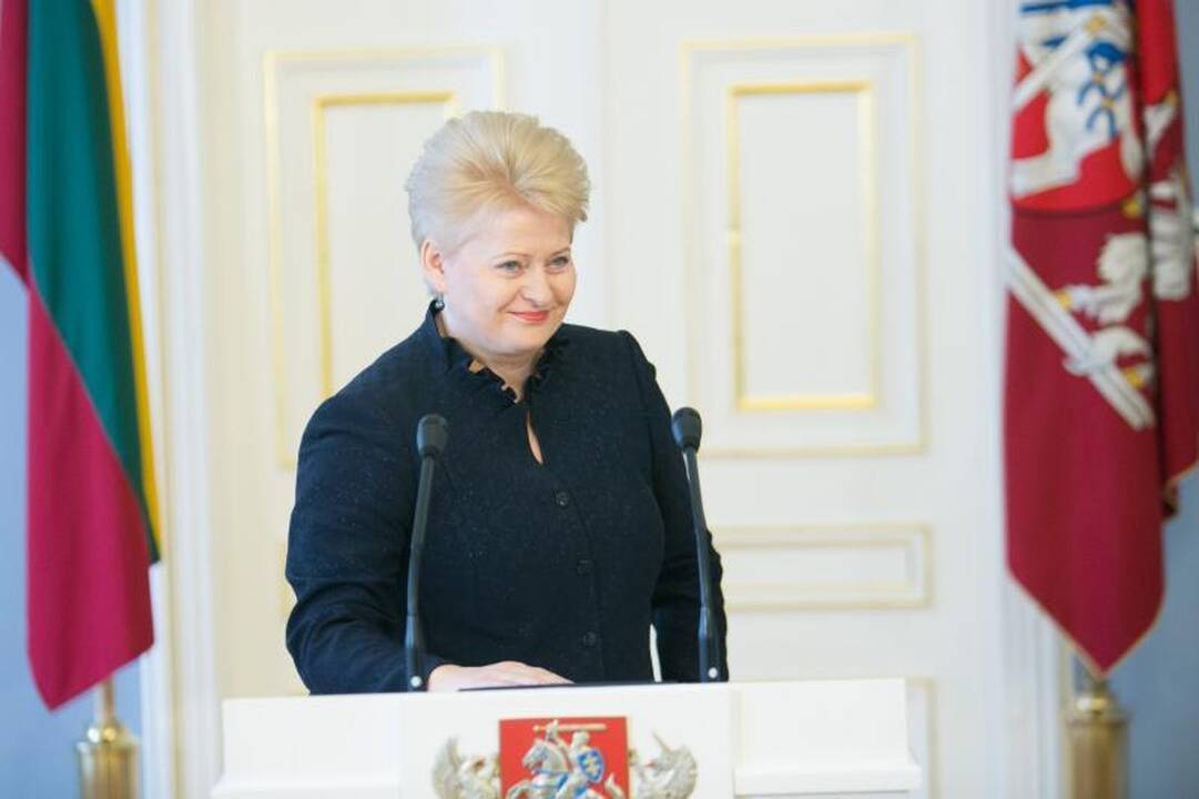 D. Grybauskaitei Vokietijoje bus įteiktas prestižinis apdovanojimas