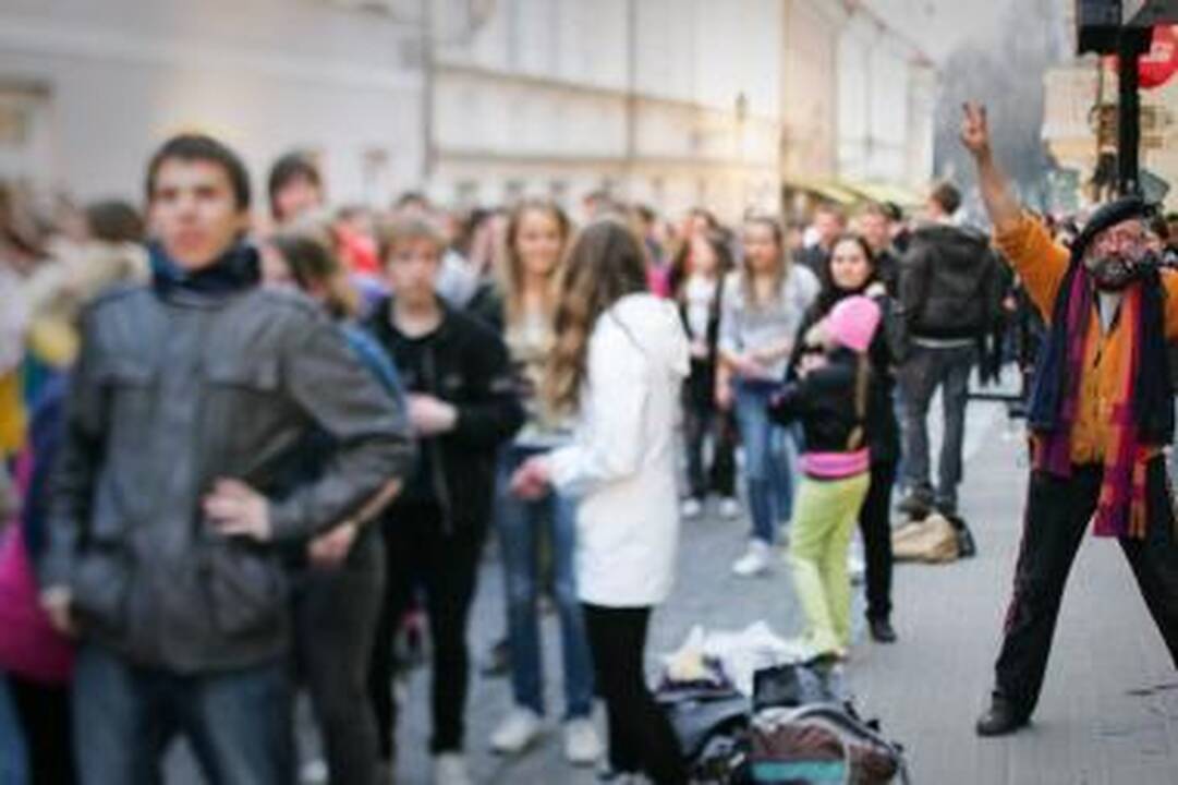 Vilniuje nufilmuota „Eurovizijos“ flashmobo akcija