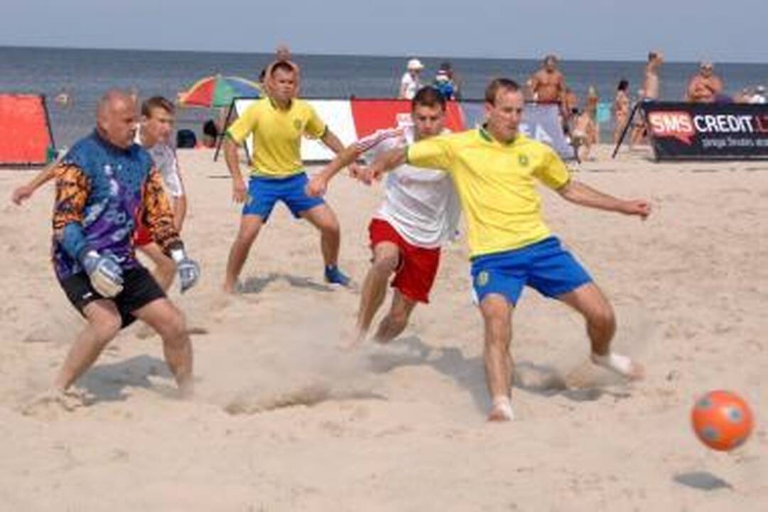 Šeštadienį bus atidarytas Lietuvos paplūdimio futbolo sezonas
