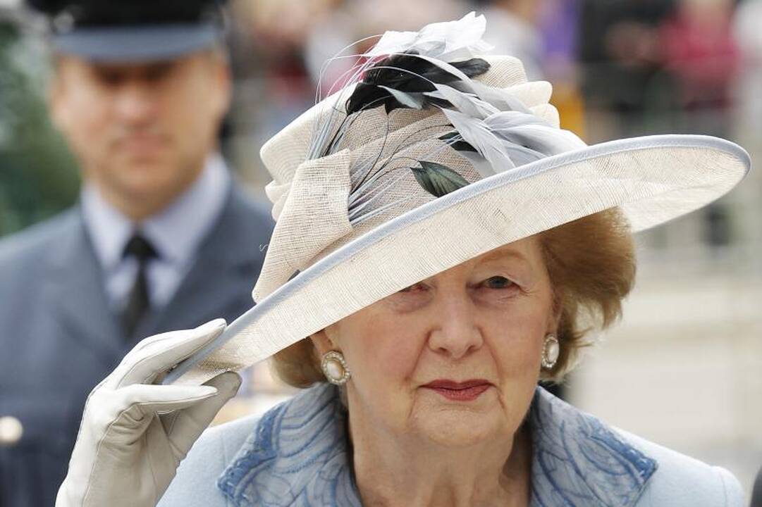 Margaret Tečer po operacijos guli ligoninėje