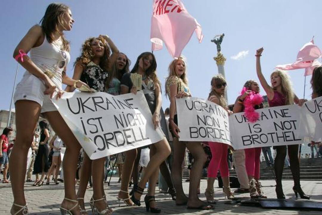 Ukrainos jaunimas: mūsų šalis nėra kekšynas
