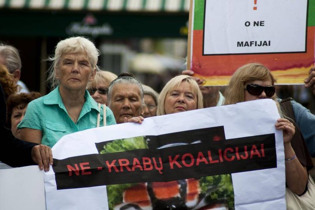 Prie Kauno savivaldybės – mitingas prieš „Gazpromą“ (papildyta)