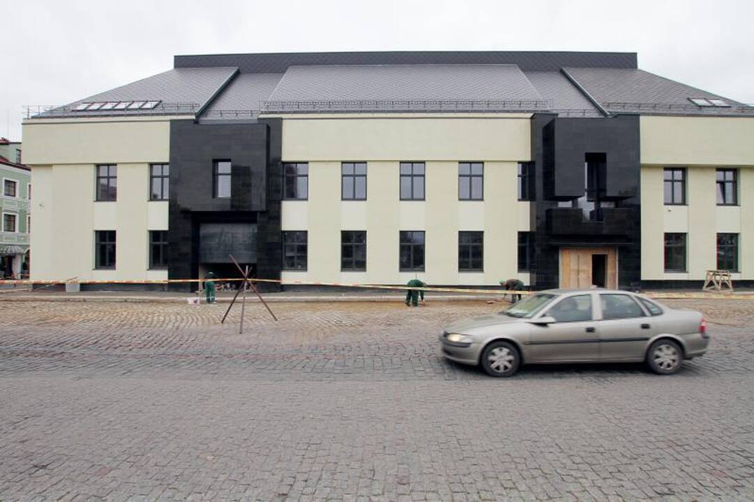 Klaipėdos Dramos teatro fasadas pasirodė visu gražumu