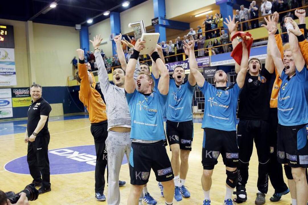 „Dragūnas“ - ketvirtąkart iš eilės Lietuvos rankinio lygos čempionas