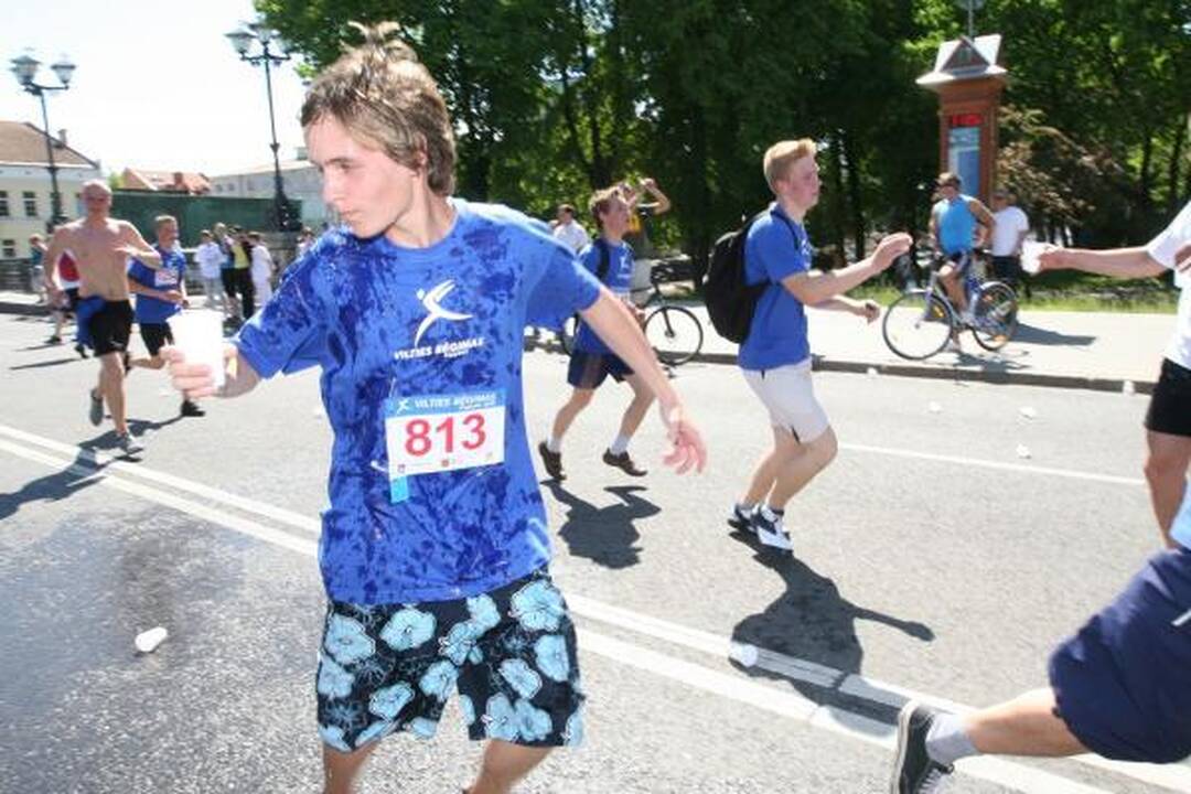 „Vilties bėgime“ dalyvavo tūkstančiai žmonių