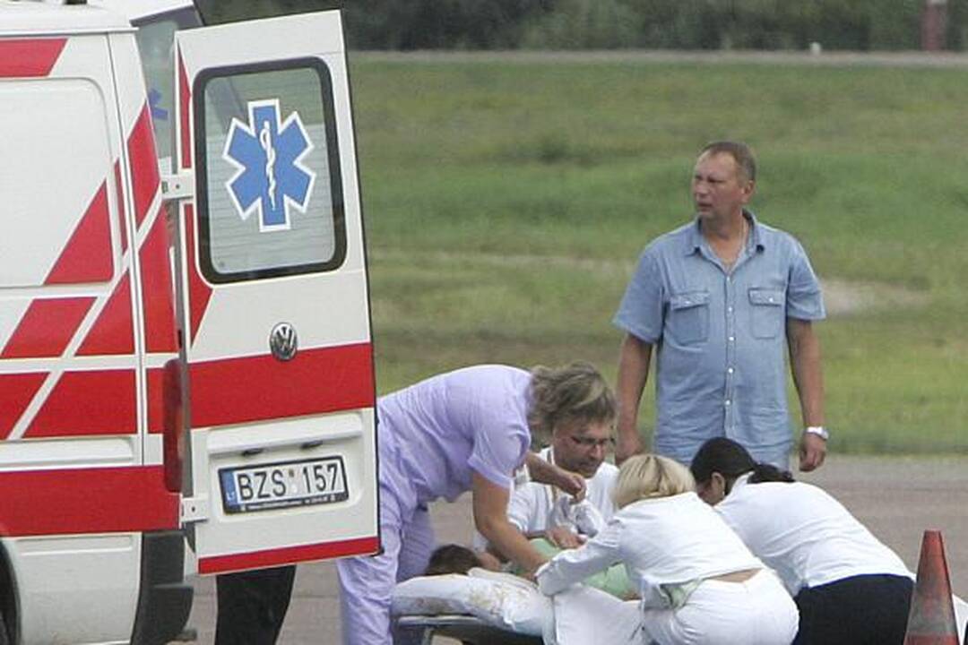 Į Čekiją išskraidintos dvi traumas patyrusios skautų dviratininkės (atnaujinta)