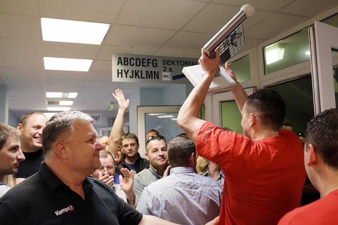 „Dragūnas“ - ketvirtąkart iš eilės Lietuvos rankinio lygos čempionas