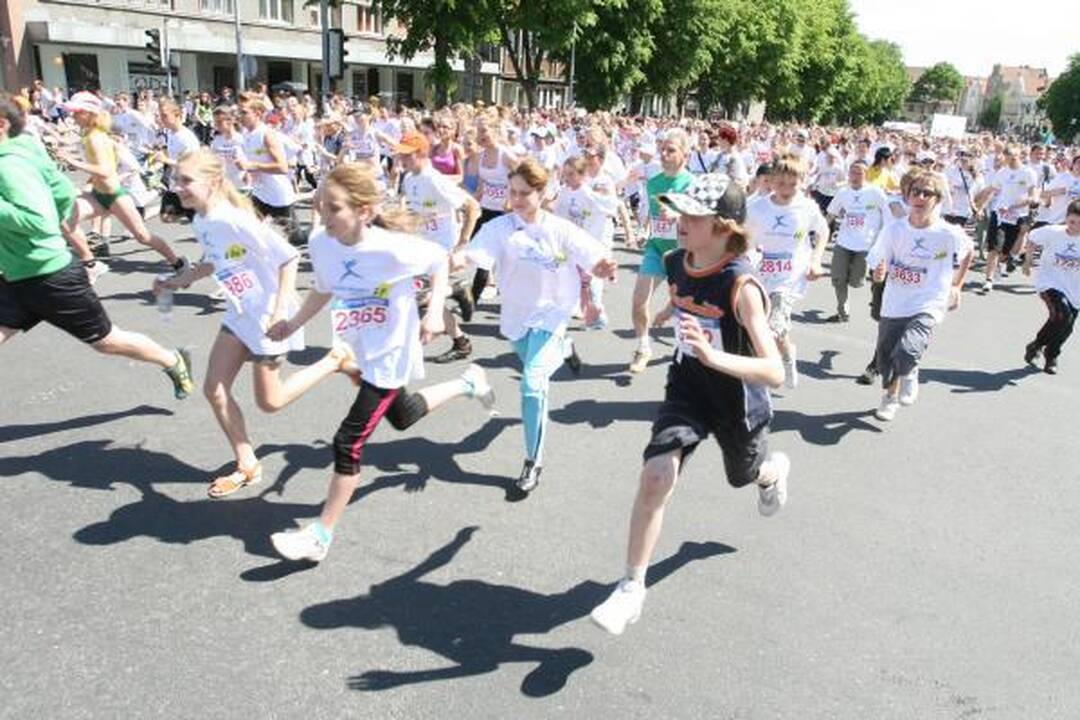 „Vilties bėgime“ dalyvavo tūkstančiai žmonių