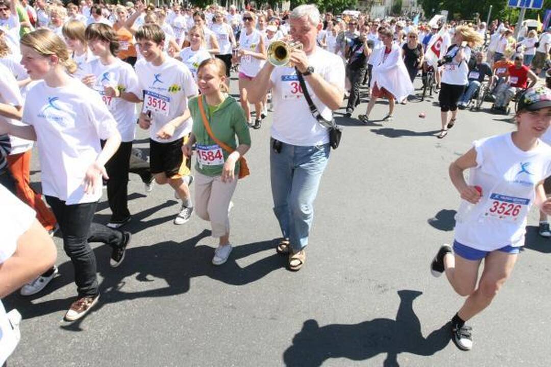 „Vilties bėgime“ dalyvavo tūkstančiai žmonių