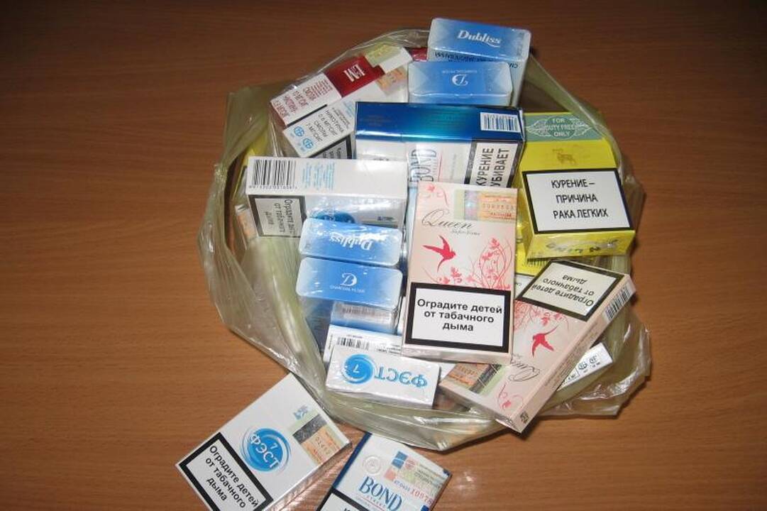 Kauno kioske buvo prekiaujama kontrabandinėmis cigaretėmis?